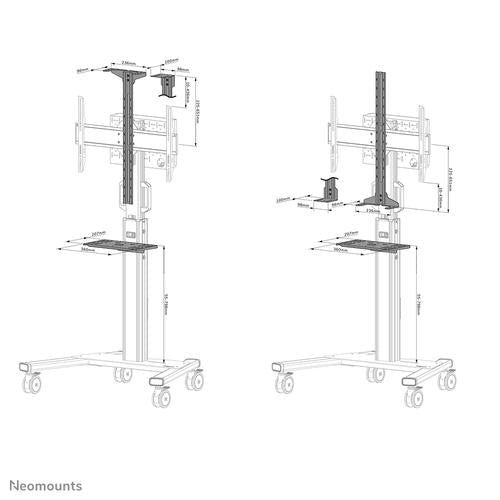Neomounts Select videobar- och multimediakit AFLS-825WH1