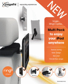 Vogels TMS 304 RingO Multi Pack för iPad 2 och 3 Svart