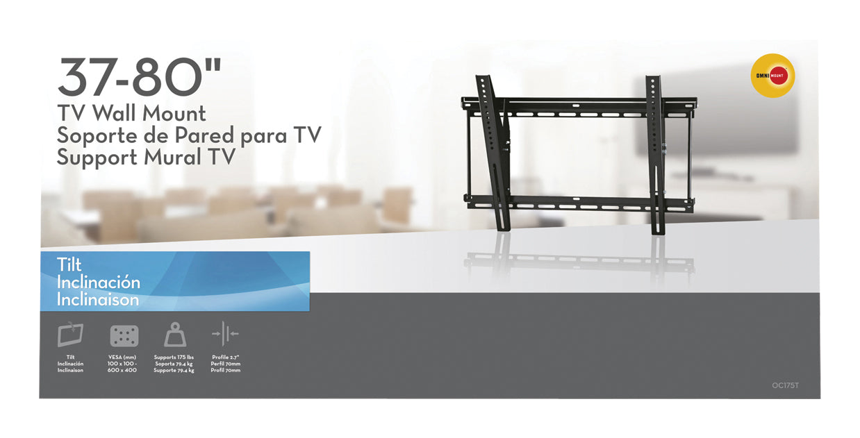 Enkel Omnimount TV-fäste 37-80"