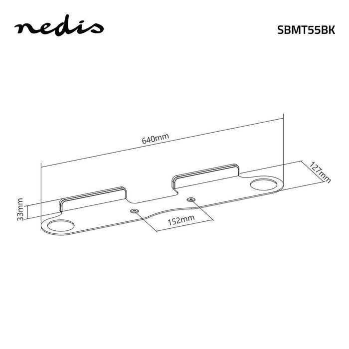 Soundbarfäste | Vägg | För Sonos® Beam? | Max. 5 kg