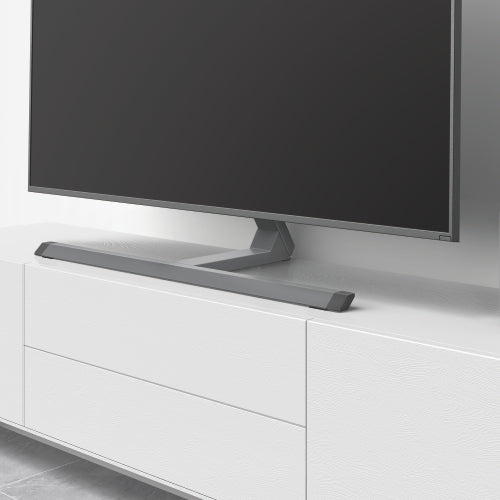 Wolff Mount Universell Aluminium TV-fot | Vridbar och tiltningsbar | upp till 75 tum | Färg: Antracit | VESA 600x400 | Snygg design
