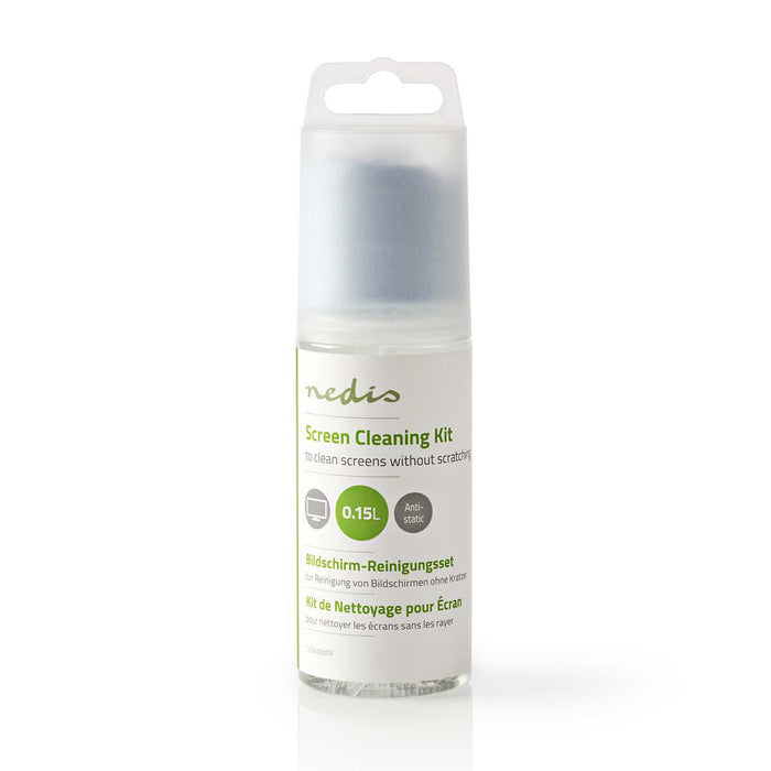 Skärm rengöringsset Nedis 150ml