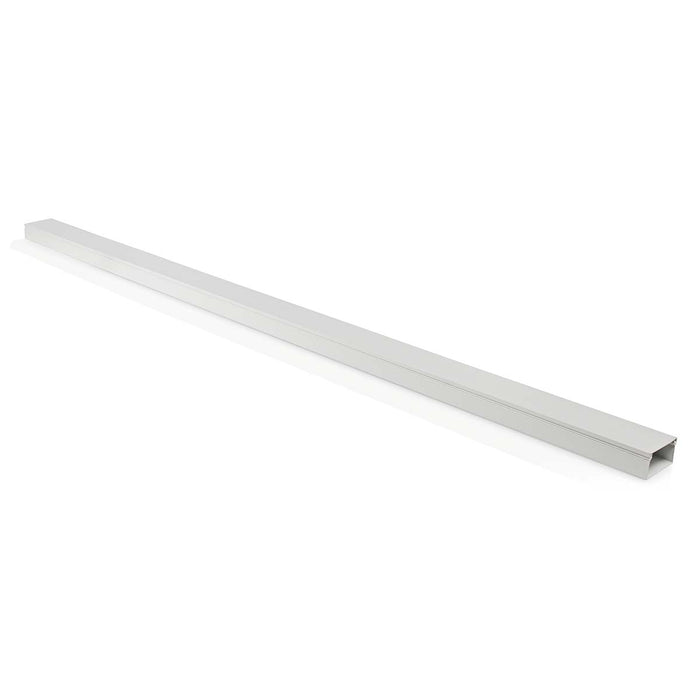Kabelkanal 110 cm x 6 cm Vit Aluminium