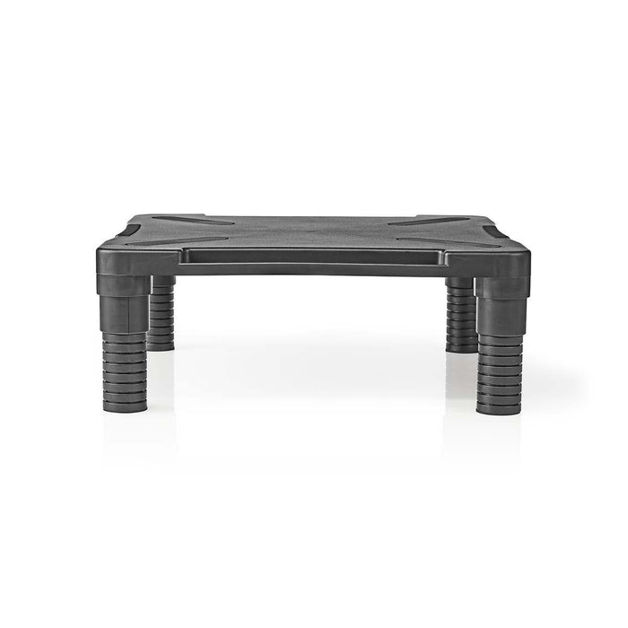 Ergonomisk bildskärmsställ | justerbar upp till 18 cm | svart