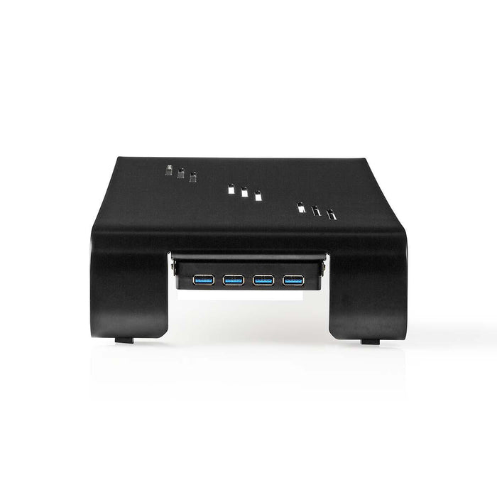Ergonomisk multifunktionell stativ | USB 3.0-hubb | 4 portar | Svart
