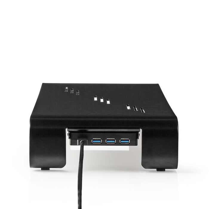 Ergonomisk multifunktionell stativ | USB 3.0-hubb | 4 portar | Svart