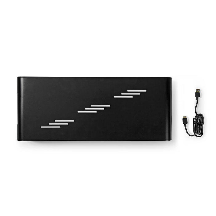 Ergonomisk multifunktionell stativ | USB 3.0-hubb | 4 portar | Svart