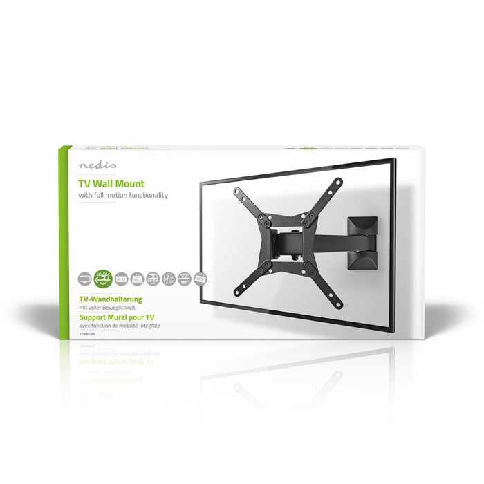Full Motion TV-väggfäste | 10 - 32" | Max. 30 kg | 2 gångjärnspunkter