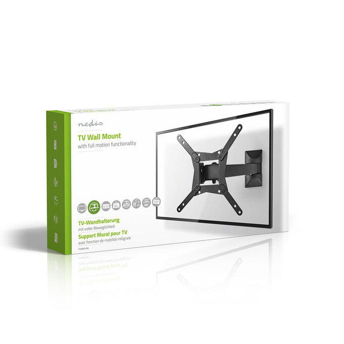 Full Motion TV-väggfäste | 10 - 32" | Max. 30 kg | 2 gångjärnspunkter
