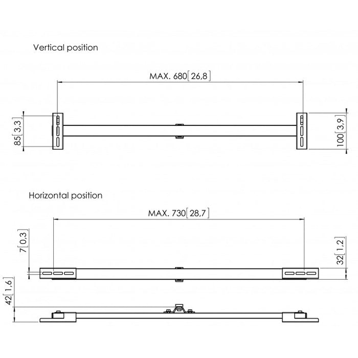 Vogels soundbar-fäste SOUND 3400