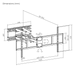 Wolff Mount TVB-144 – Heavy-duty TV-beugel tot 140 inch