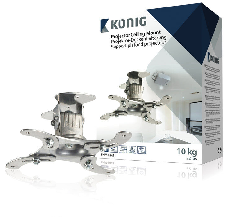 Projektor takfäste 10 kg / 22 lbs silver
