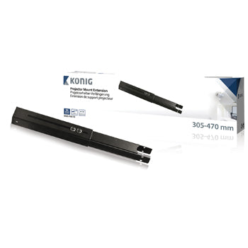 Projektorfäste förlängare 305-470 mm svart