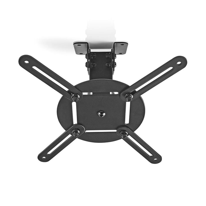 Takfäste för projektor | 360° roterbar | Max. 10 kg | Avstånd till taket 130 mm | Svart