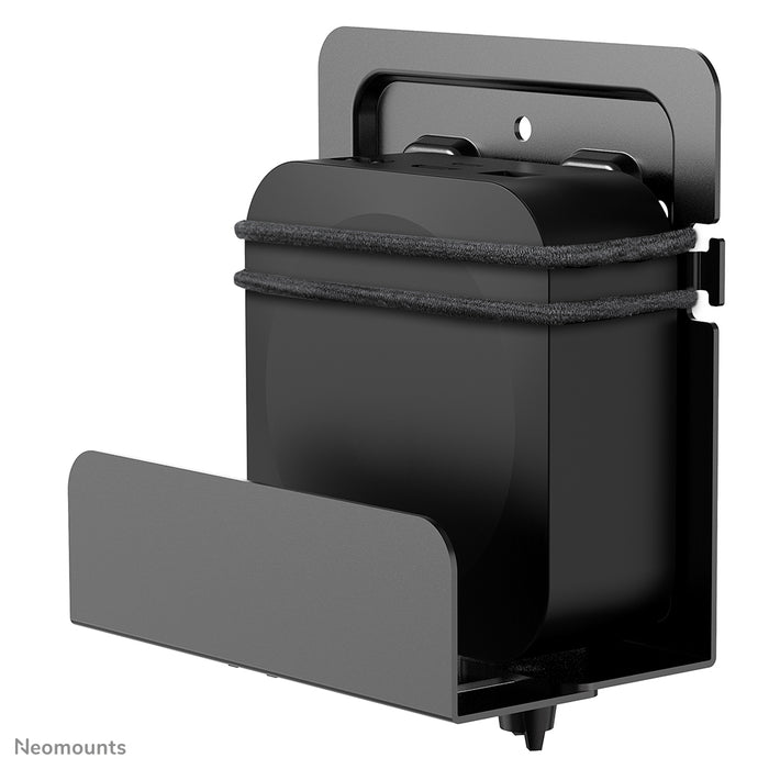 Neomounts AWL-450BL är en universell mediaspelarfäste med justerbart djup (4,7-7,6 cm) - Svart