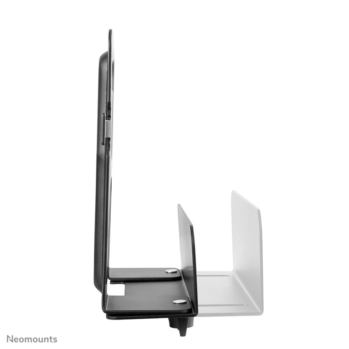 Neomounts AWL-450BL är en universell mediaspelarfäste med justerbart djup (4,7-7,6 cm) - Svart