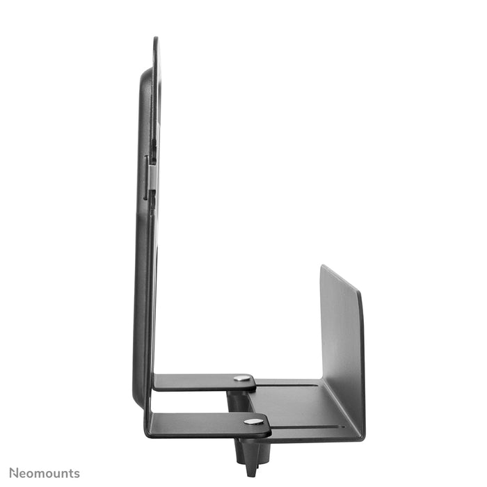 Neomounts AWL-450BL är en universell mediaspelarfäste med justerbart djup (4,7-7,6 cm) - Svart