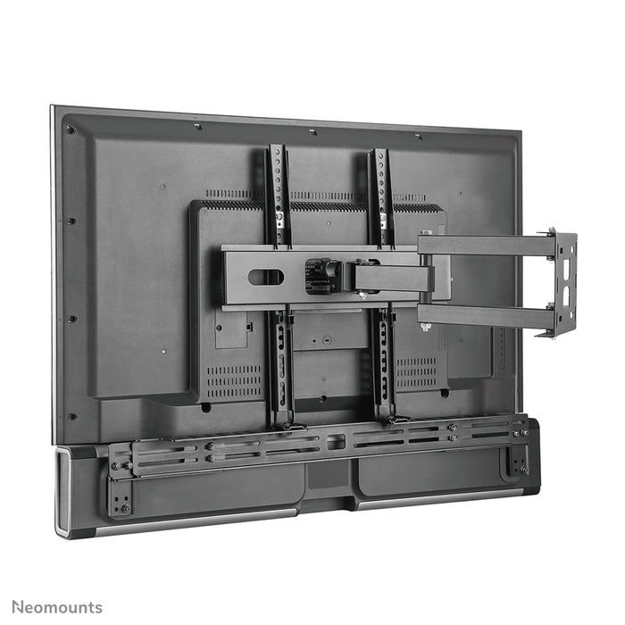 Neomounts AWL29-750BL1 universellt fäste för videobar/soundbar/högtalare, djupjusterbart (0-4,2 cm) - Svart