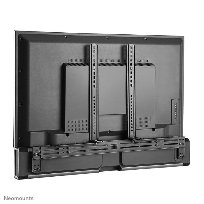 Neomounts AWL29-750BL1 universellt fäste för videobar/soundbar/högtalare, djupjusterbart (0-4,2 cm) - Svart
