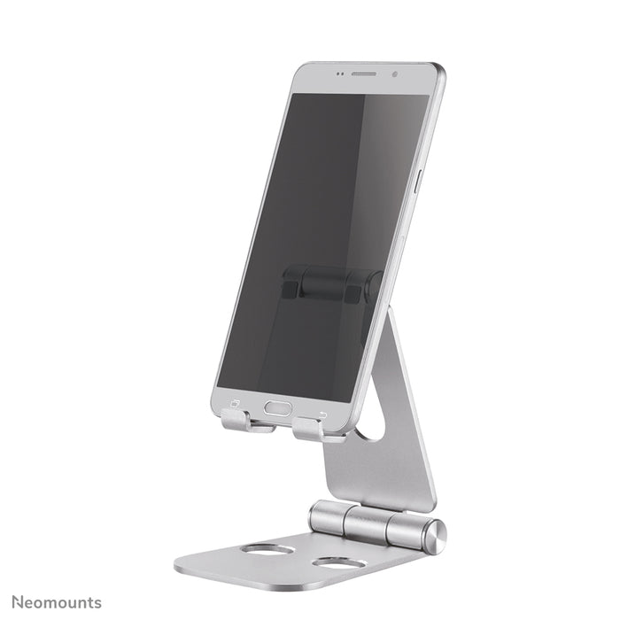 Neomounts universellt hopfällbart telefonstöd - Silver