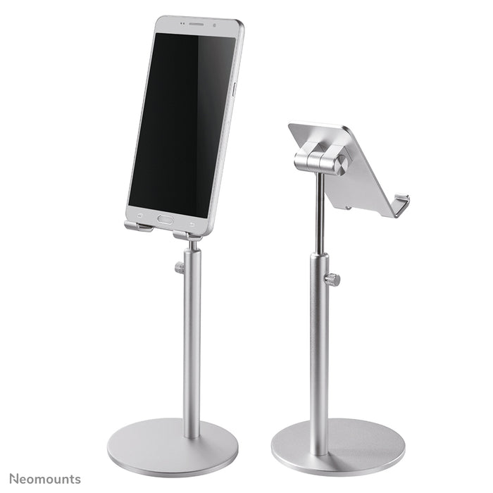 Neomounts höjdjusterbart telefonstöd - Silver