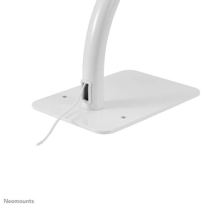 Neomounts DS15-625WH1 vinklings- och roterbar bordsskiva tablethållare för 7,9-11 tum surfplattor - Vit