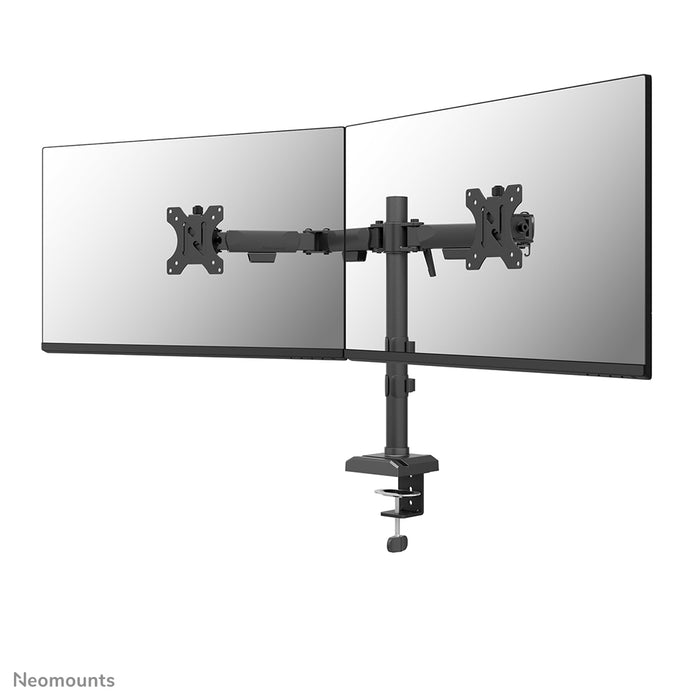 Neomounts DS60-600BL2 Monitorarm 10-32" - Quick-fix - 180°-stop – productaanzicht