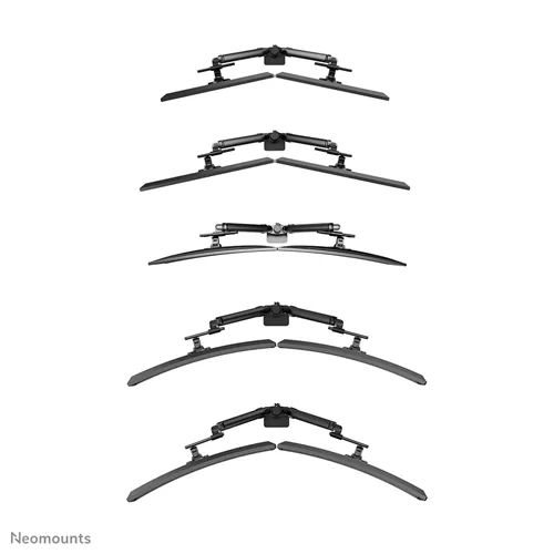 Neomounts DS65S-950BL2 fullmotion monitorarm – flexibel monitorhållare | 24-34 tum |