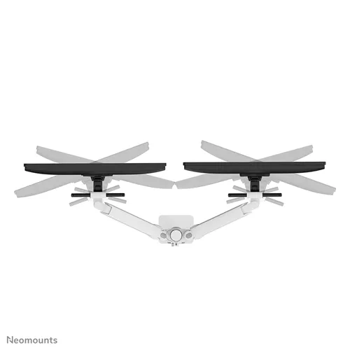 Neomounts DS65S-950WH2 monitorarm – elegant fullmotion-stöd för 24-34 tum