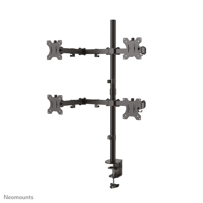 Neomounts FPMA-D550D4 svart full motion skrivbordsfäste för 13-32 tums skärmar - Svart