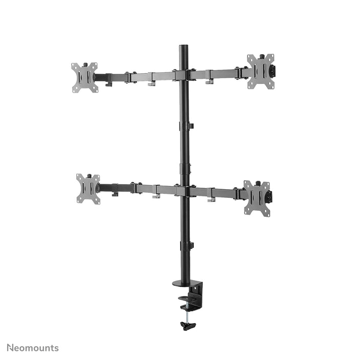 Neomounts FPMA-D550D4 svart full motion skrivbordsfäste för 13-32 tums skärmar - Svart