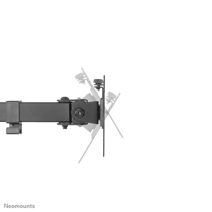 Neomounts FPMA-D550DD3 svart full motion skrivbordsställ för 13-27 tums skärmar – Svart
