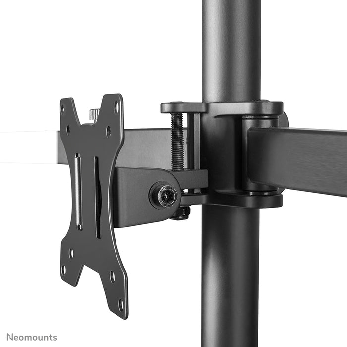Neomounts FPMA-D550DD3 svart full motion skrivbordsställ för 13-27 tums skärmar – Svart