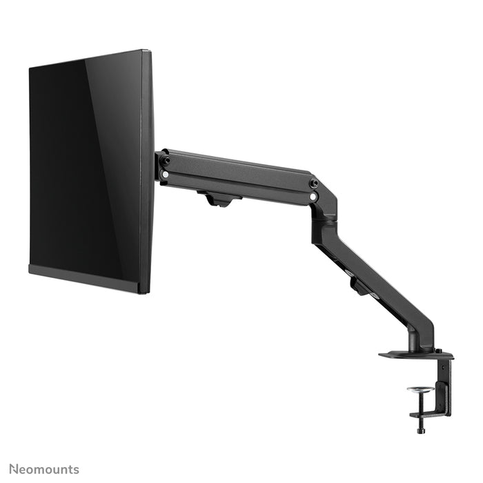 Neomounts FPMA-D650 svart är ett full motion skrivbordsfäste för skärmar upp till 27 tum (69 cm).