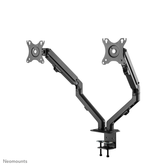 Neomounts FPMA-D650D svart är ett full motion-bordfäste för skärmar upp till 27 tum (69 cm).