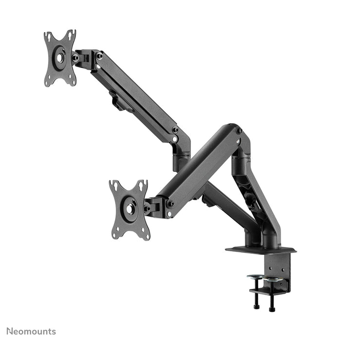 Neomounts FPMA-D650D svart är ett full motion-bordfäste för skärmar upp till 27 tum (69 cm).