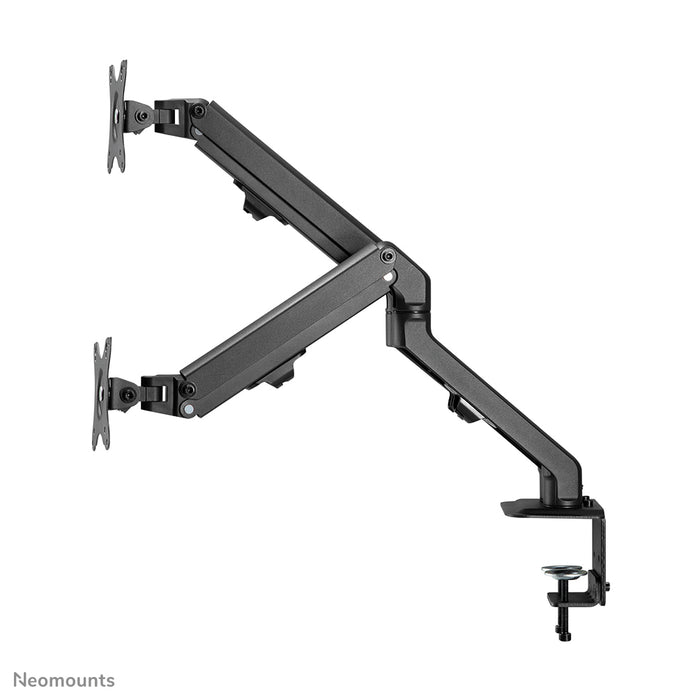 Neomounts FPMA-D650D svart är ett full motion-bordfäste för skärmar upp till 27 tum (69 cm).