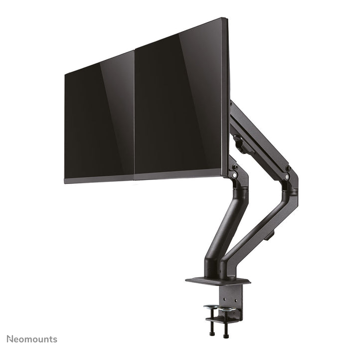 Neomounts FPMA-D650D svart är ett full motion-bordfäste för skärmar upp till 27 tum (69 cm).