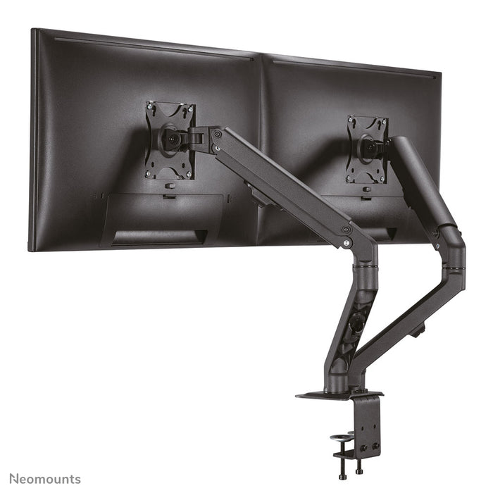 Neomounts FPMA-D650D svart är ett full motion-bordfäste för skärmar upp till 27 tum (69 cm).