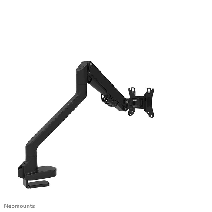 Neomounts FPMA-D750black2 är ett skrivbordsfäste med gasfjäder för platta skärmar upp till 32 tum (81 cm).