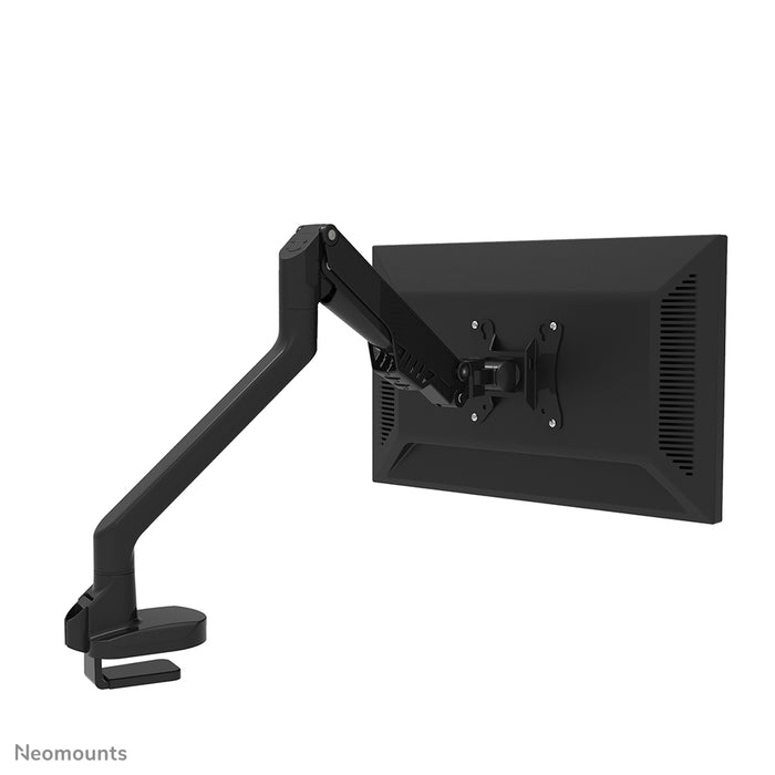 Neomounts FPMA-D750black2 är ett skrivbordsfäste med gasfjäder för platta skärmar upp till 32 tum (81 cm).