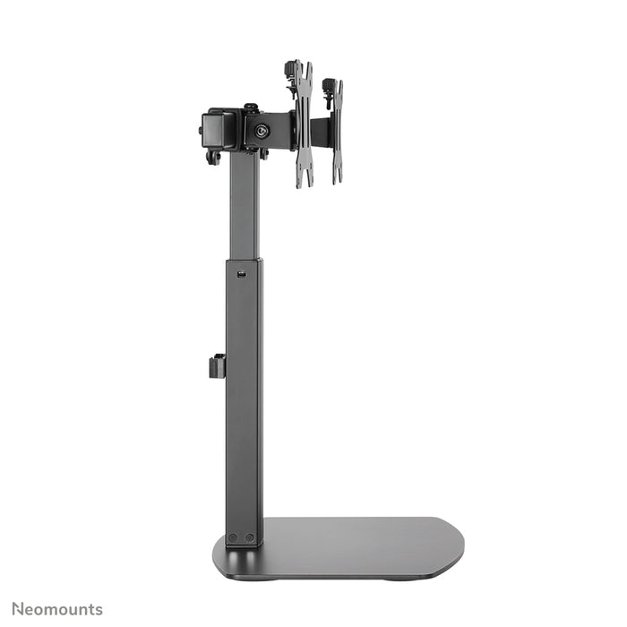 Neomounts FPMA-D865D svart är ett skrivbordsfäste för två flatskärmar upp till 27 tum (69 cm).