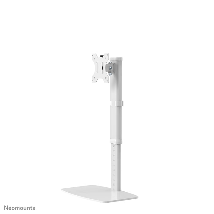 Neomounts FPMA-D890 vit är ett skrivbordsfäste för flatskärmar upp till 30 tum (76 cm).