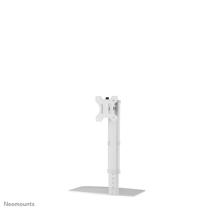 Neomounts FPMA-D890 vit är ett skrivbordsfäste för flatskärmar upp till 30 tum (76 cm).