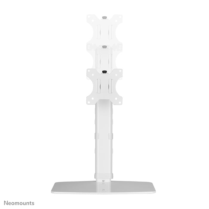 Neomounts FPMA-D890 vit är ett skrivbordsfäste för flatskärmar upp till 30 tum (76 cm).