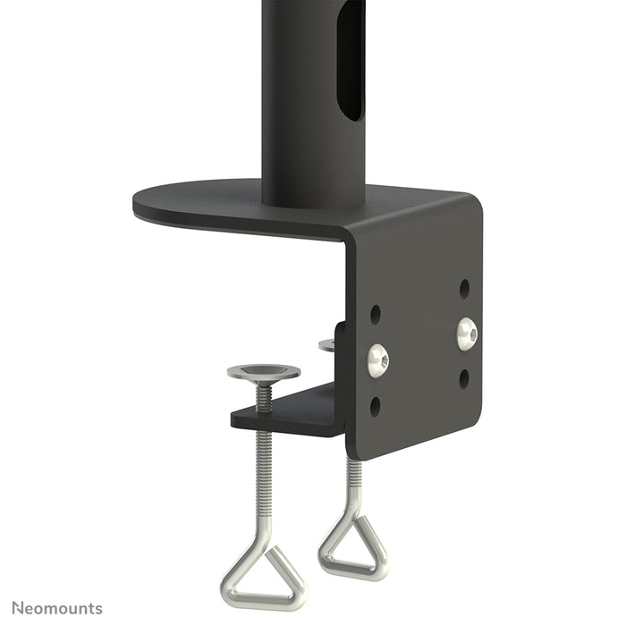 Neomounts FPMA-D960 svartPLUS är ett skrivbordsfäste med 3 vridpunkter för böjda skärmar upp till 49 tum (124 cm).