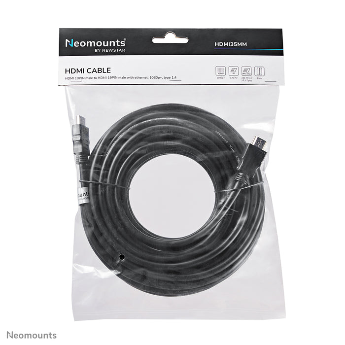 HDMI 1.4-kabel, hög hastighet, HDMI 19 pins M/M, 10 meter