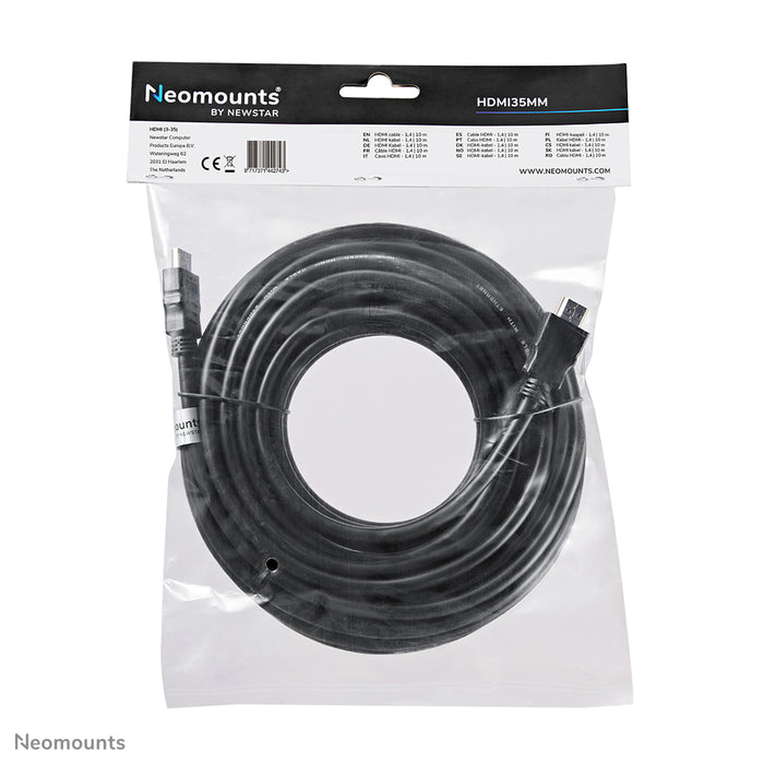 HDMI 1.4-kabel, hög hastighet, HDMI 19 pins M/M, 10 meter