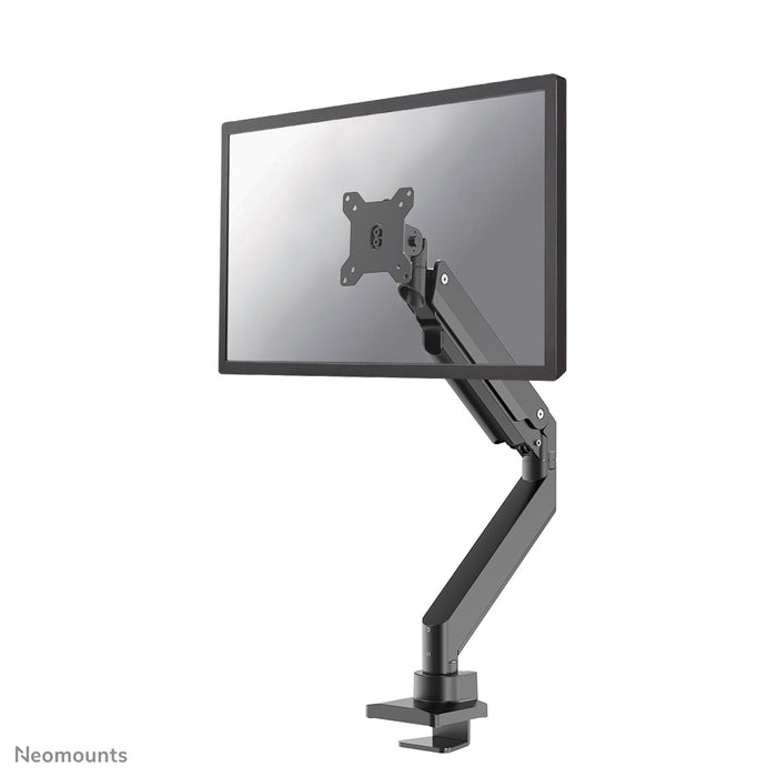 Neomounts NM-D775black är ett gasfjädrat skrivbordsfäste för platta skärmar upp till 32 tum (81 cm) - Svart