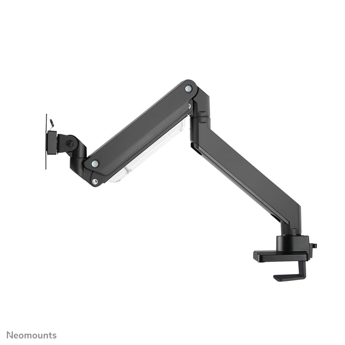 Neomounts NM-D775black är ett gasfjädrat skrivbordsfäste för platta skärmar upp till 32 tum (81 cm) - Svart